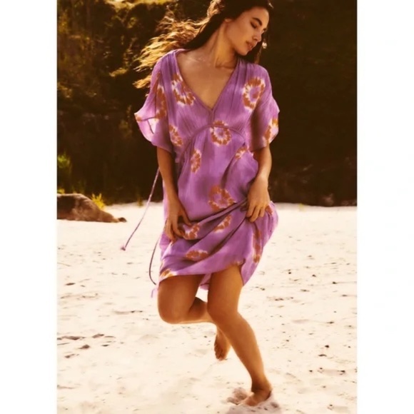Zara kaftan dress beach coverup - Picture 2 of 6